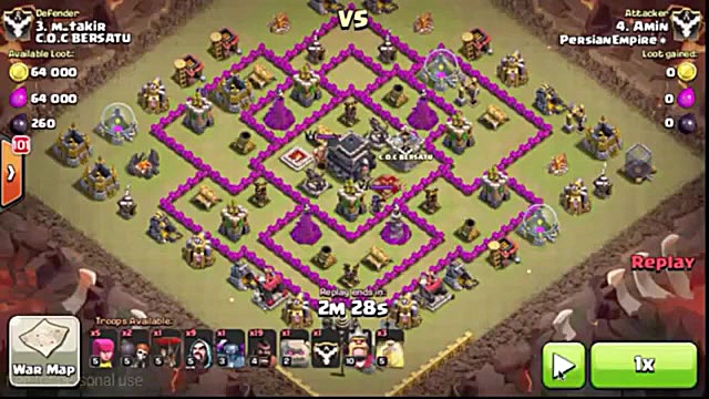 آموزش اتک کلش آف کلنز گولم هاگ...