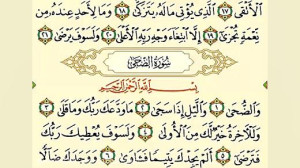 تلاوت و قرائت قرآن همزمان با ن...
