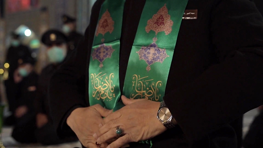 مراسم خطبه خوانی شب شهادت امام...