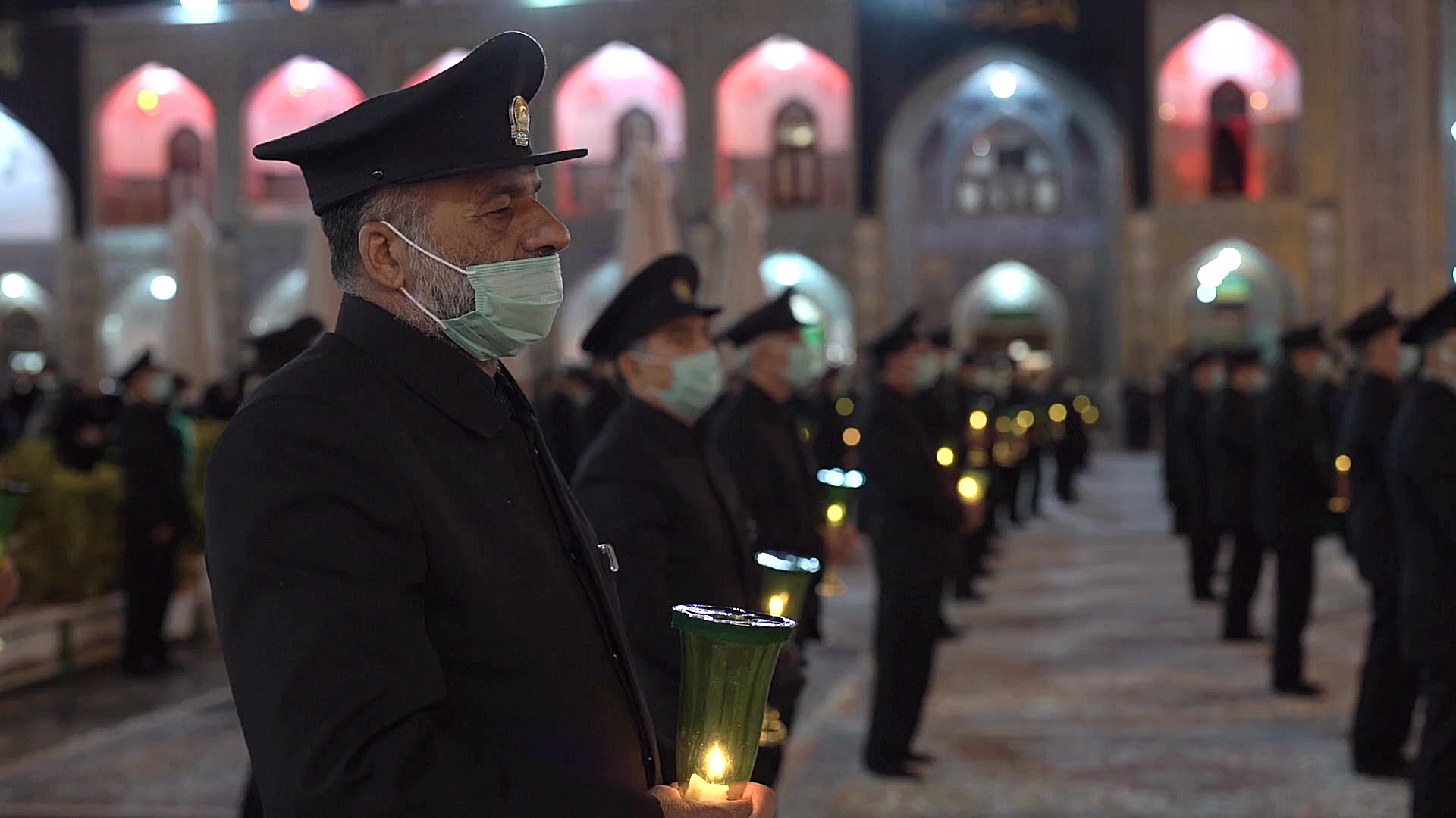 مراسم خطبه خوانی شب شهادت امام...