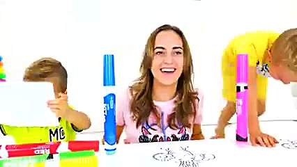 ولاد و نیکیتا رنگ کردن نقاشی ح...