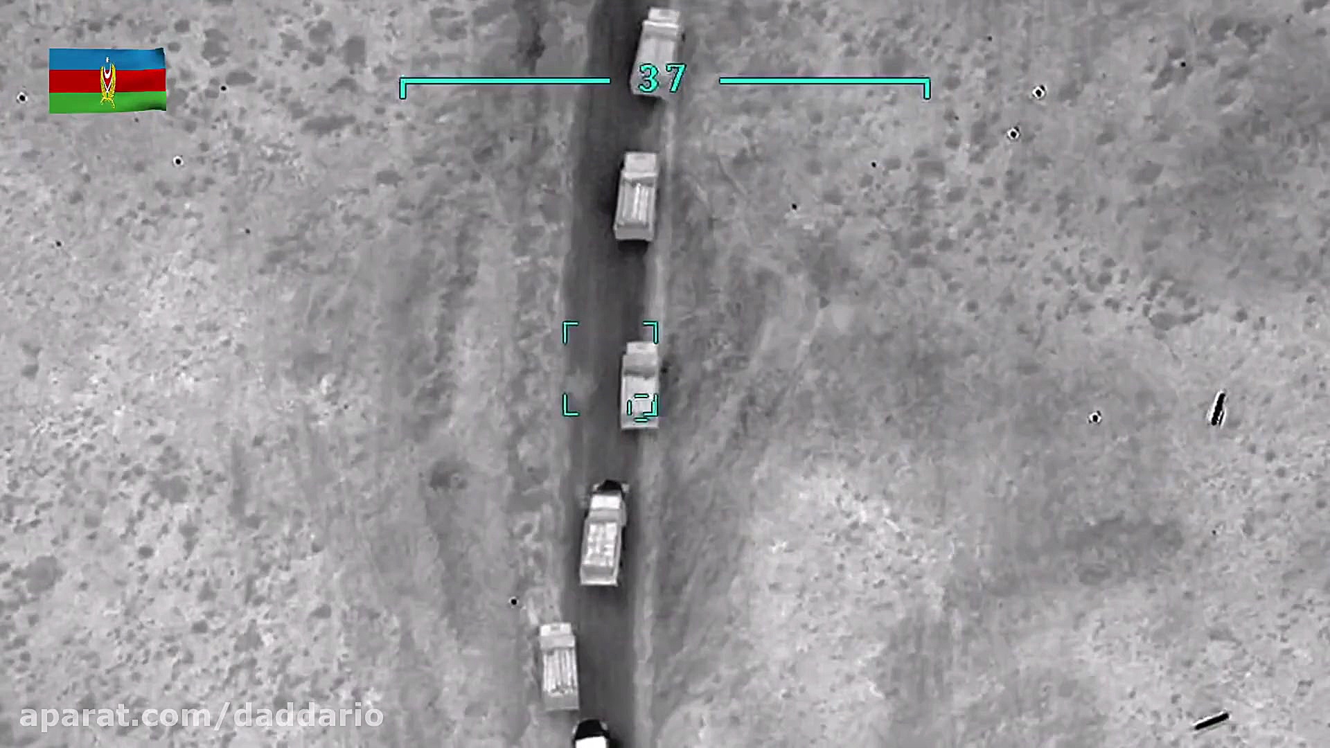 حمله هوایی ارتش آذربایجان به ک...