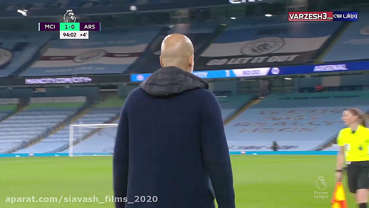 خلاصه بازی منچسترسیتی 1  آرسنا...