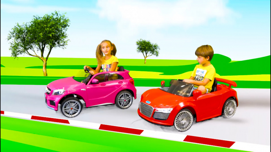 ساشا و فیلیپ  آب بازی با ماشین...