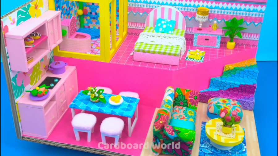 کاردستی هنری  نحوه ساخت خانه م...