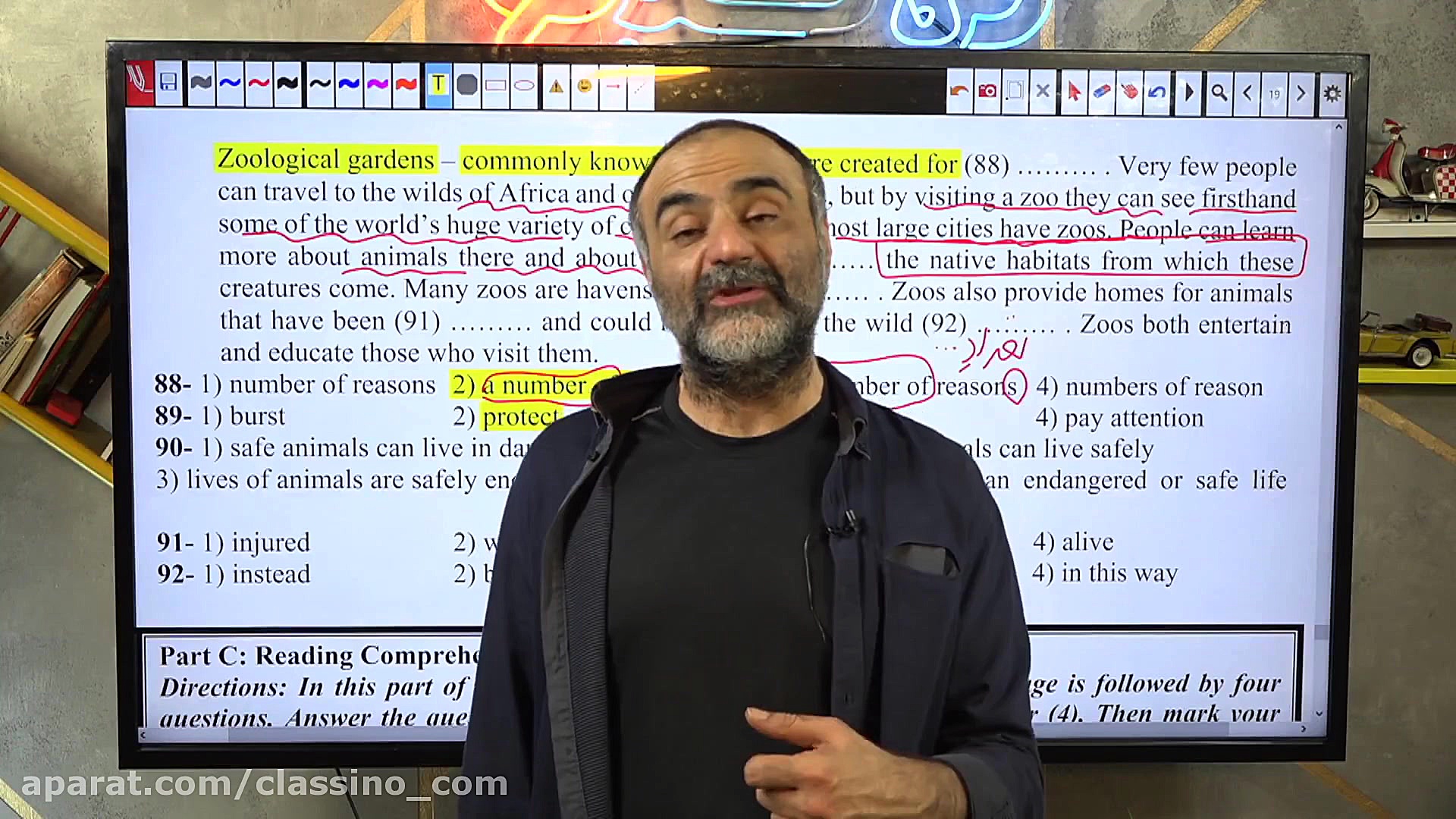 تحلیل تصویری درس زبان آزمون 25...