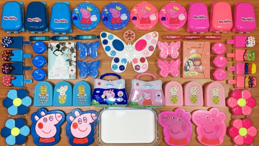 مجموعه اسلایمهای رنگی و میکاپ...