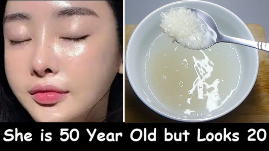 آب برنج برای سفت شدن پوست و از...