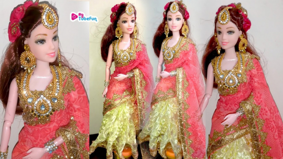 آموزش لباس باربی