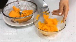 پوره کدو حلوایی به طریقه بخارپ...