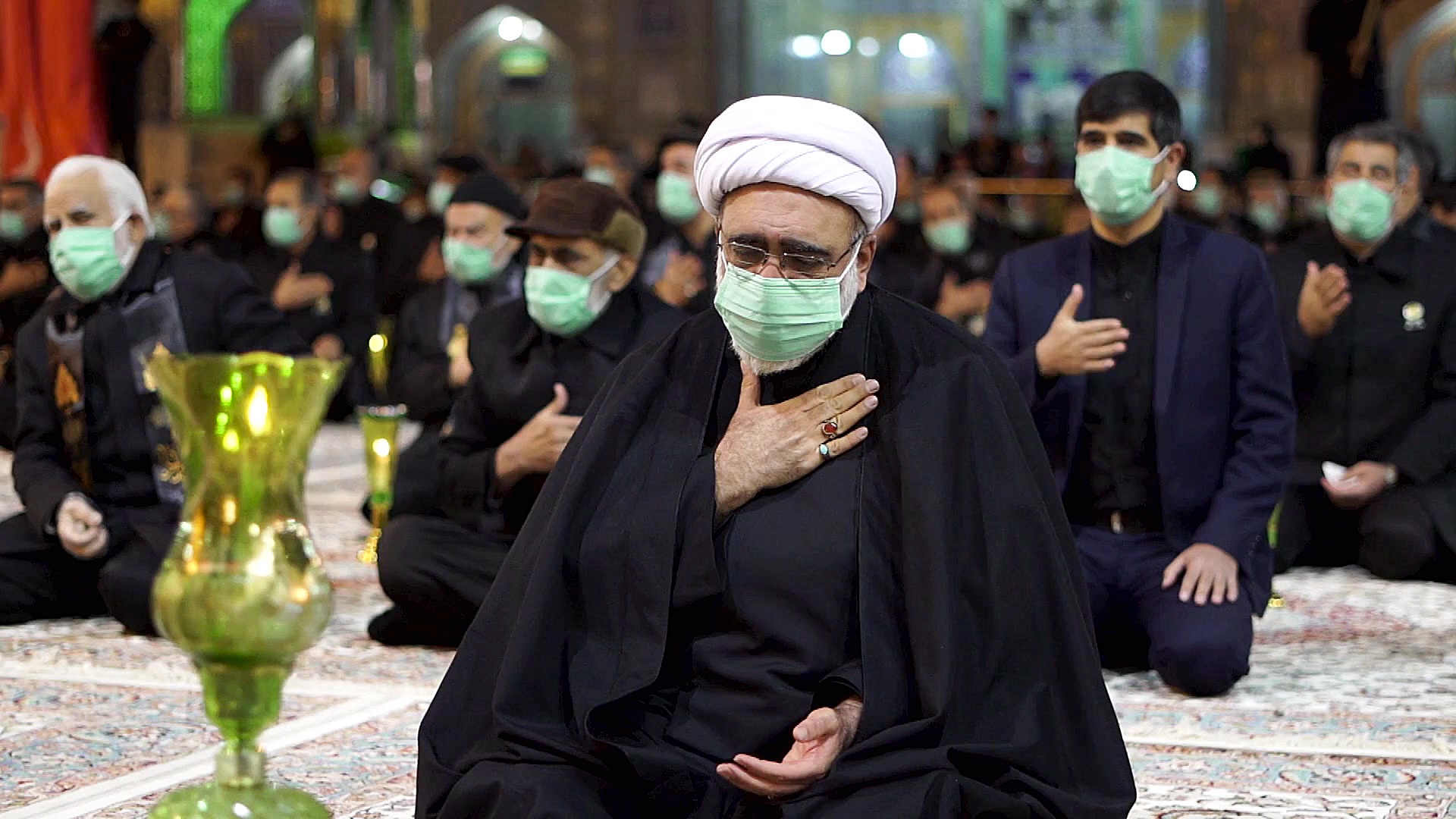 مراسم شام غریبان شهادت امام رض...