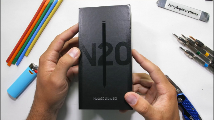 تست مقاومت گلکسی نوت 20 اولترا...