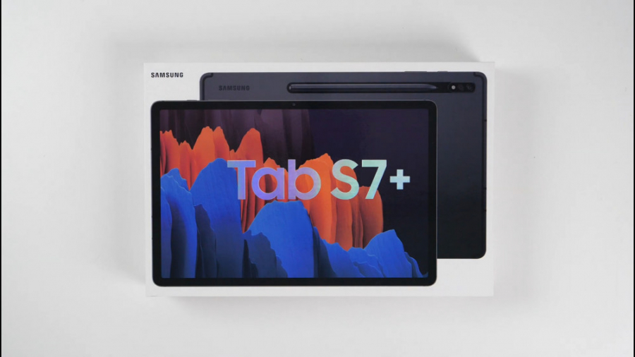 جعبه گشایی گلکسی تب S7 پلاس سا...