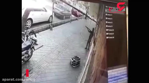 اولین فیلم از لحظه سرقت مسلحان...