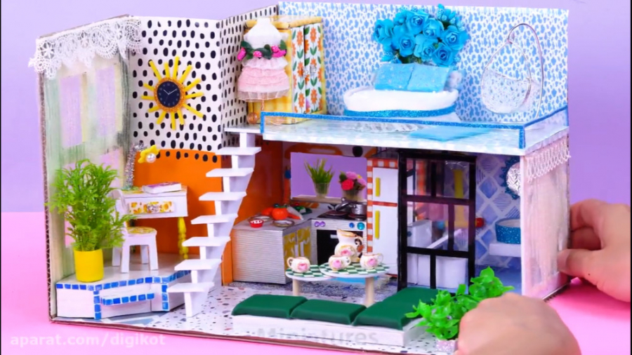 روش ساخت خانه مینیاتوری برای ع...