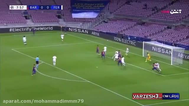 خلاصه بازی بارسلونا 5  فرانس و...