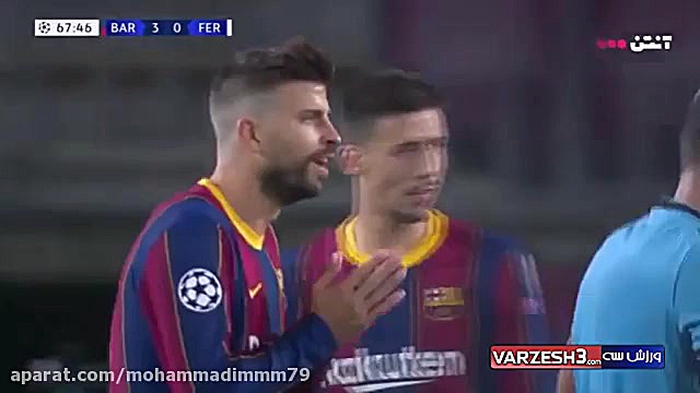 خلاصه بازی بارسلونا 5  فرانس و...