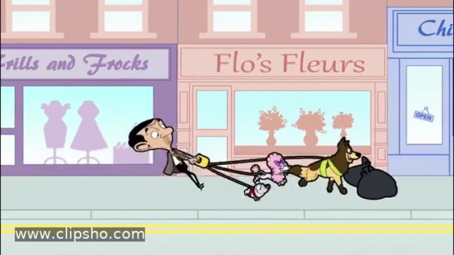 کارتون مستر بین قسمت بیرون برد...