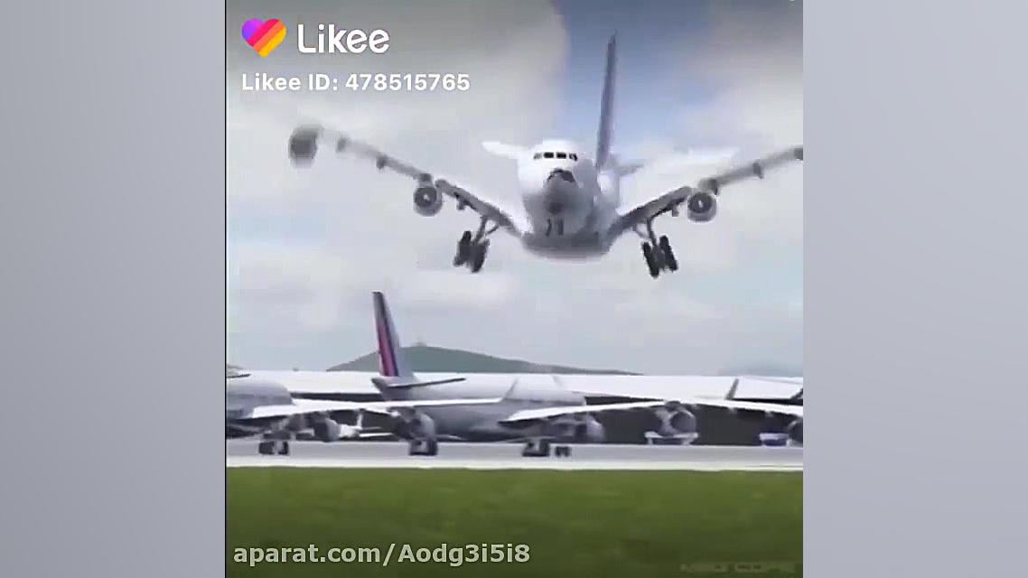 حادثه در فرودگاه بندر عباس(: