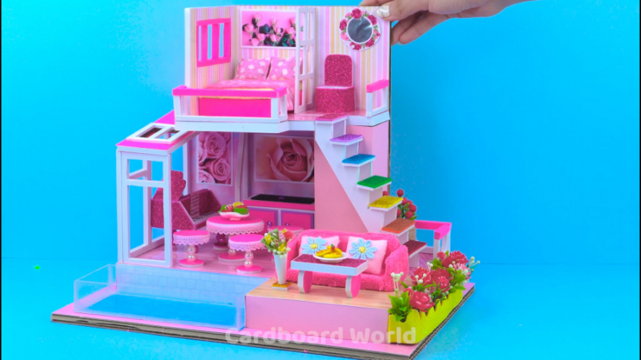 کاردستی هنری  نحوه ساخت خانه م...