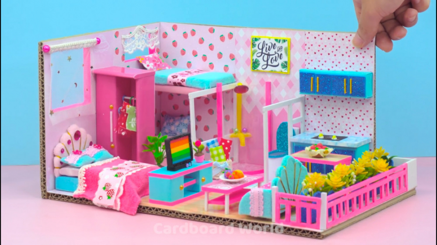 کاردستی هنری  نحوه ساخت خانه م...