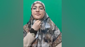 آموزش بستن روسری خوشگل و آسون...