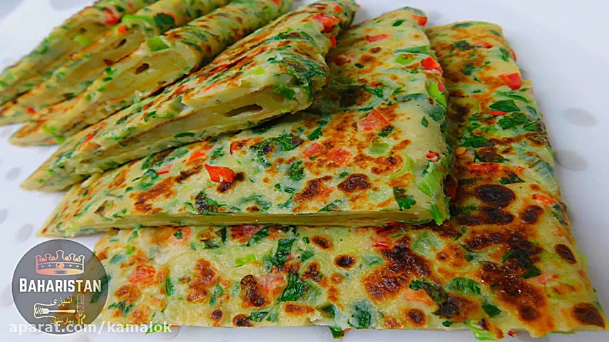 طرز تهیه پنکیک سبزیجات