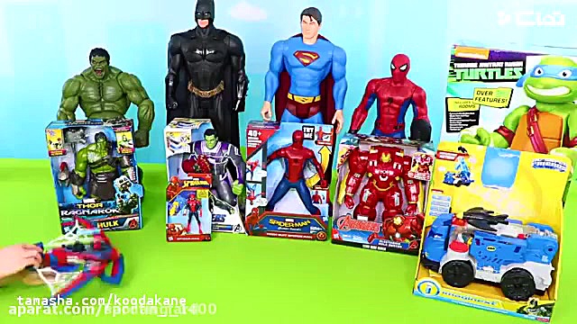 اسباب بازی  بتمن  اسپایدرمن