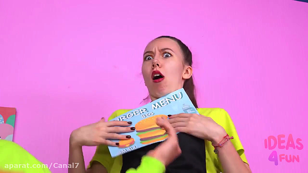 چالشی سرگرمی  چالش خوردن خوراک...