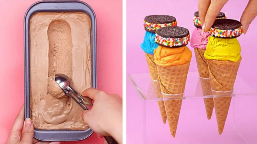 شگفت انگیزترین بستنی های قیفی...