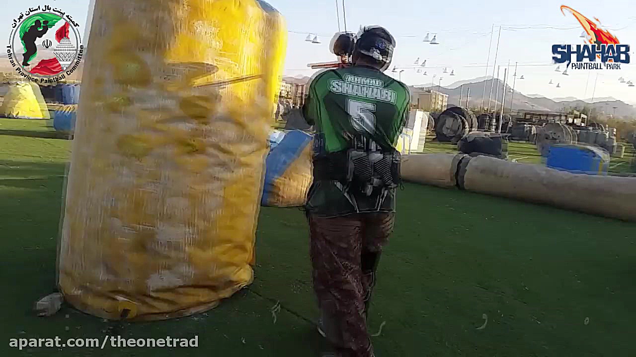 چالش وقت ورزش با پینت بال، رئی...