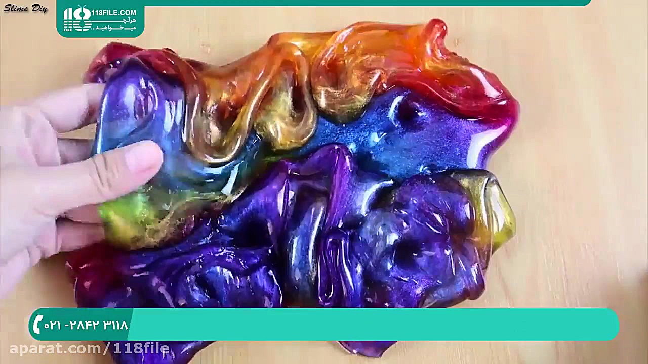 آموزش ساخت اسلایم | اسلایم پفک...