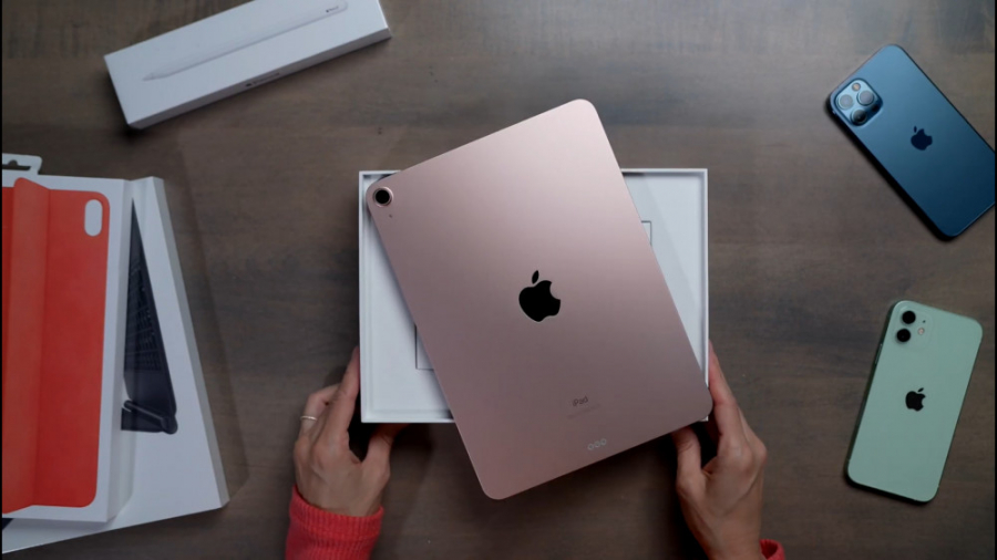 جعبه گشایی آیپد ایر 2020 اپل (...