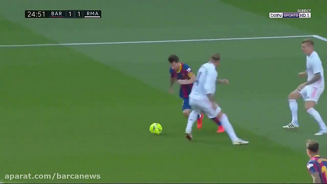 دریبل زیبای مسی به راموس ( 3 آ...