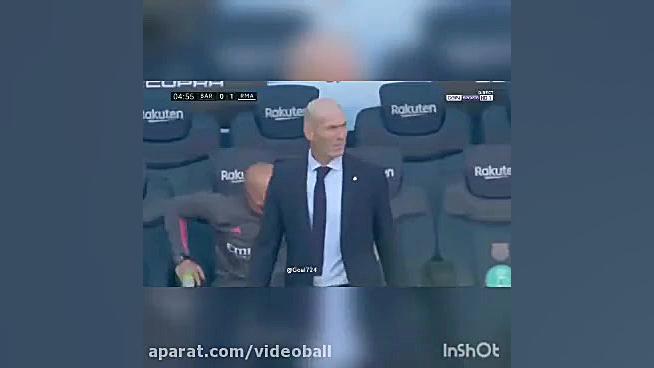 خلاصه بازی رئال مادرید بارسلون...