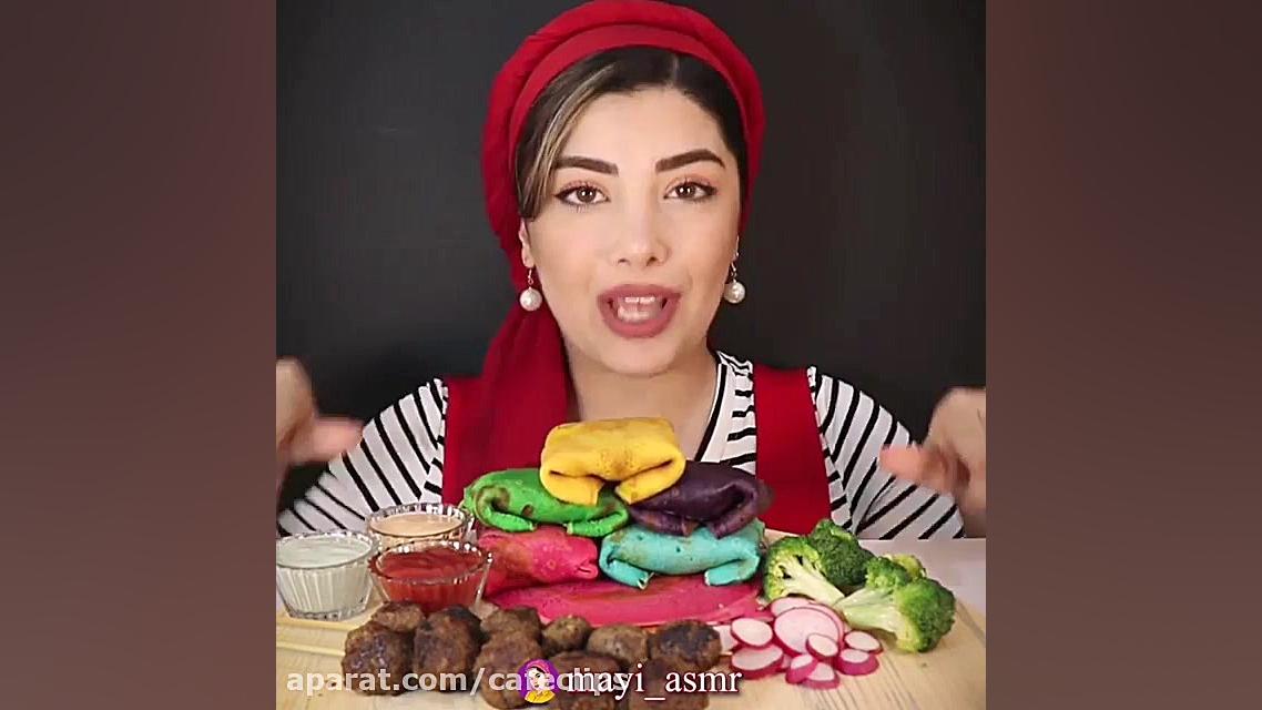 چالش غذا خوری اسمر  فود اسمر ا...