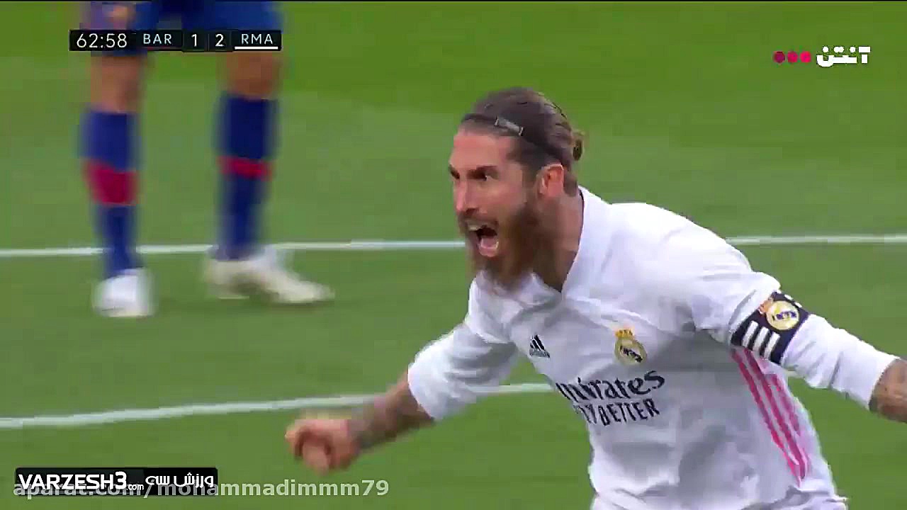 گل دوم رئال مادرید به بارسلونا...