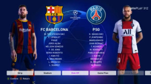 گیم پلی بازی pes 2021 ((بارسا...