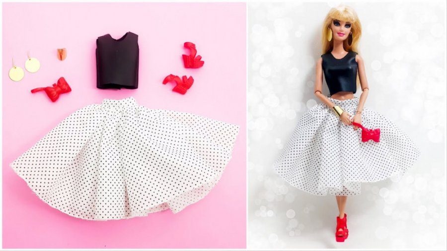 آموزش لباس باربی به همراه نمای...