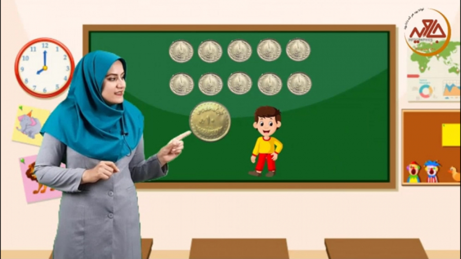 آموزش ریاضی سوم دبستان  هزار