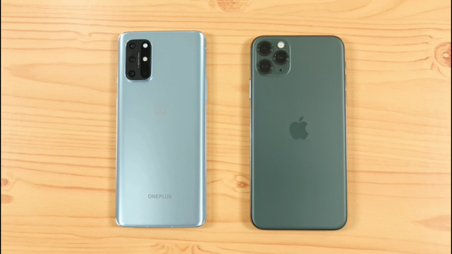 مقایسه سرعت وان پلاس 8T با آیف...