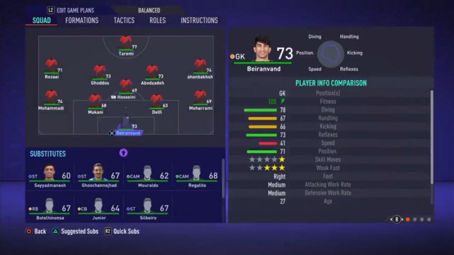 آموزش ساخت تیم ملی ایران در FIFA 21