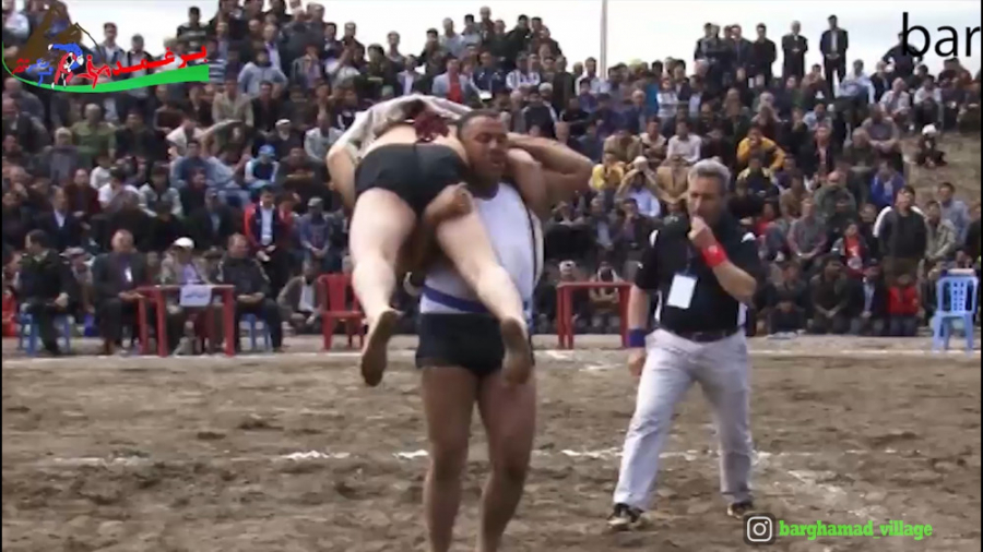 ویدئویی دیدنی از دو سنگین وزن...