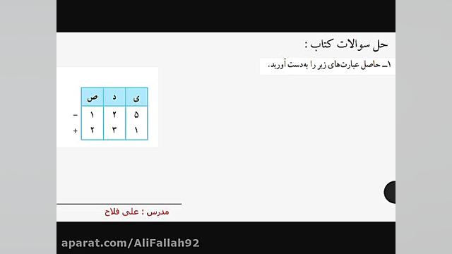 آموزش ریاضی هفتم