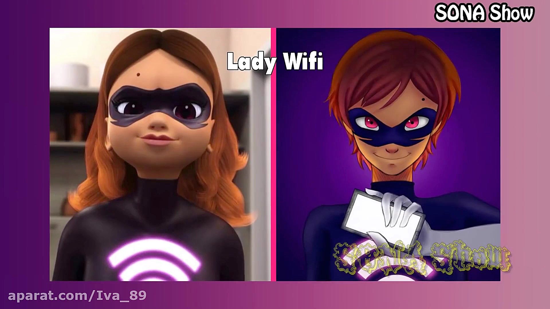 تغییر جنسیت شخصیت های میراکلس...