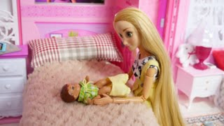 سریال راپنزل و باربی  روتین با...