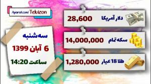 قیمت سکه، دلار آمریکا و طلای ۱...