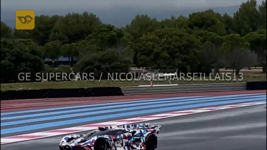 ابرخودروی مسابقه ای بوگاتی پیش...