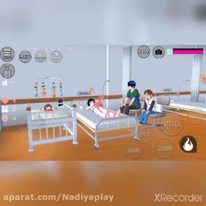 کلیپ از بازی sakura school sim...