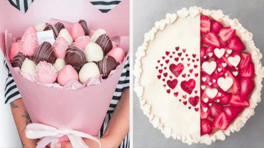 تزئین ۱۰ کیک توت فرنگی زیبا